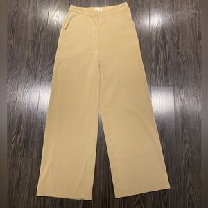 Max Studio Beige Wide-Leg Pants - size xs